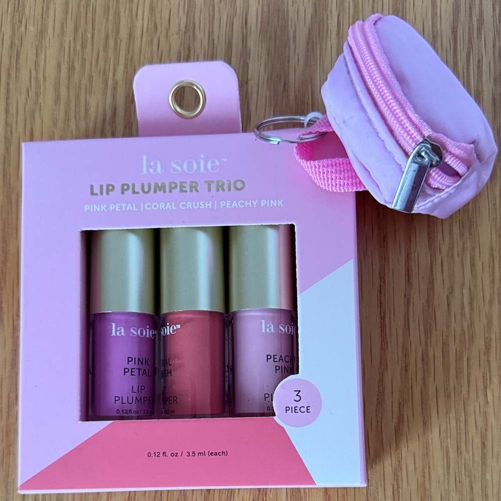 Lip Plumper Set - Pink Petal, Coral Crush, Peachy Pink